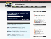 Tablet Screenshot of calendrier-piste.fr